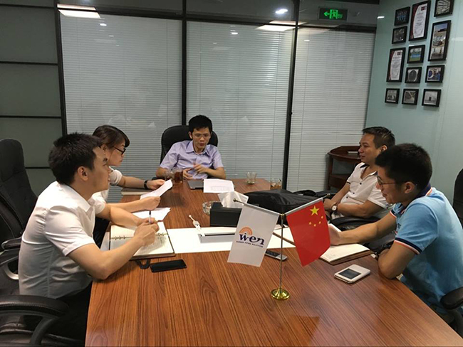 Sunwen Warmly welcomes Hengyang Valin Steel Tube Co.,Ltd Team