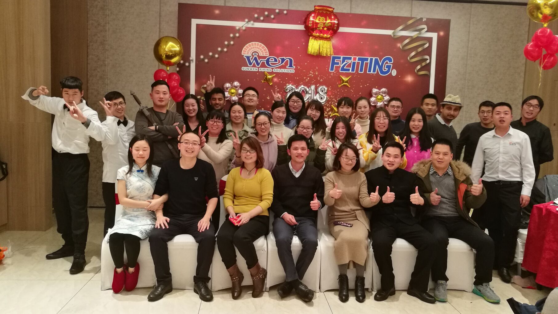 Sunwen Warmly welcomes Hengyang Valin Steel Tube Co.,Ltd Team